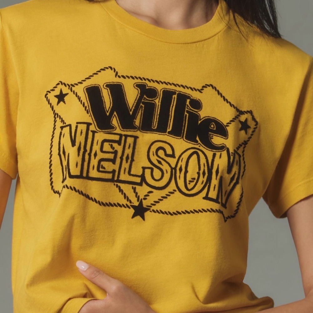 Willie Nelson Tee. Letluv/Anthropologie